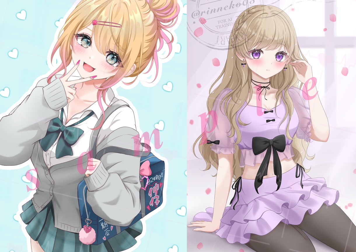 透明感あふれる、心惹かれる1枚絵を描きます 丁寧にご相談しながら！活動を彩る大切な1枚を制作します！ イメージ7