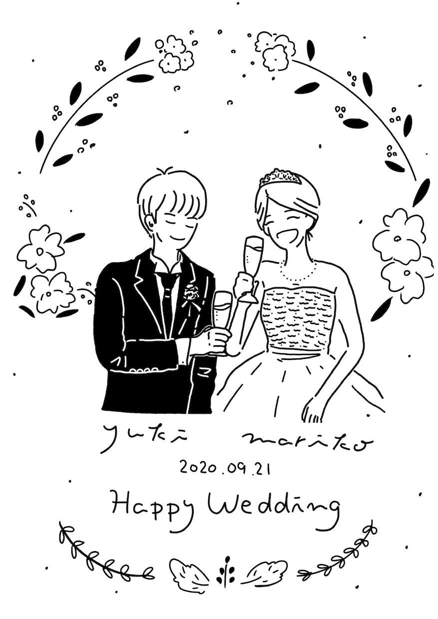 インテリアとしても映えるウェルカムボート描きます 結婚式後もお家で楽しめ、大切な人へのプレゼントにもおすすめ！ イメージ4