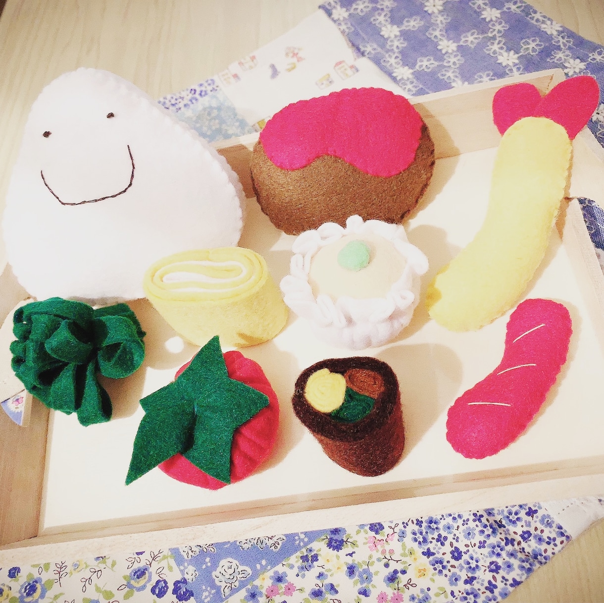 フェルトのおままごとをオーダーメイドします お子さまの好きな食べ物をフェルトで形にします イメージ1