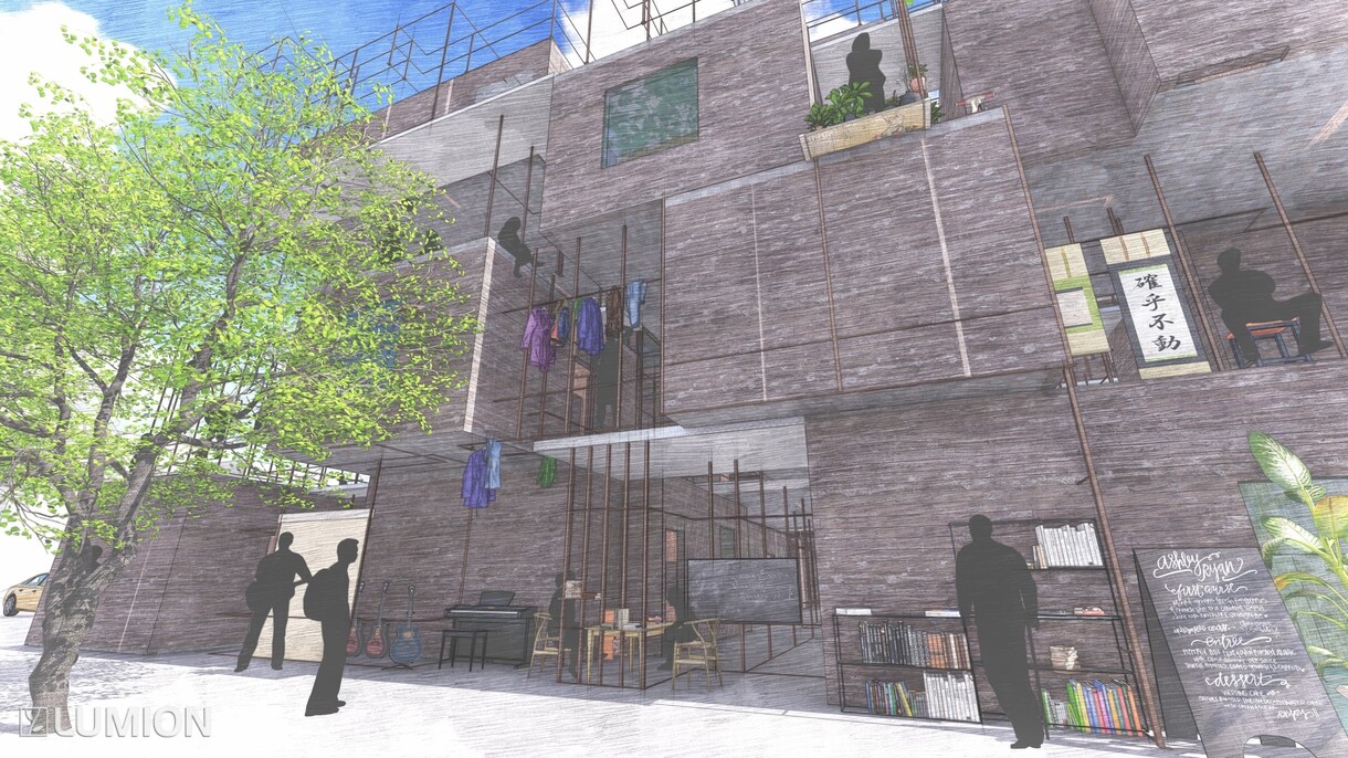 CGで温かみのある外観・内観パース作ります 現役建築学生が、あなたの設計イメージをCGで実現させます。 イメージ3