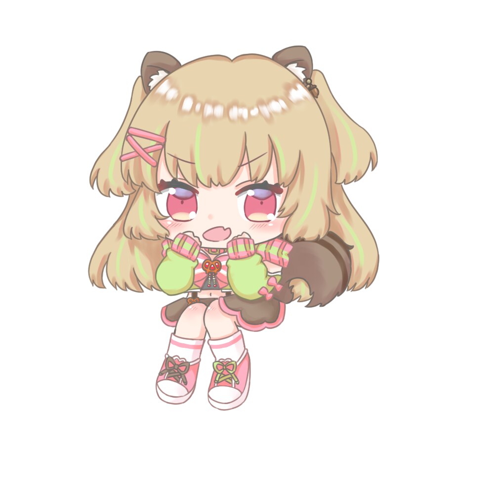 SNSや動画で使えるデフォルメイラスト描きます Vtuberさんや歌い手さん向けの可愛いSDキャラ制作します イメージ2