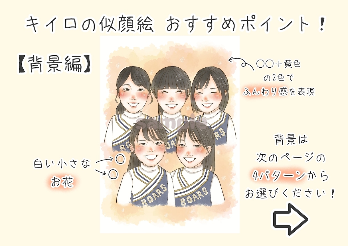 1名1000円♡ほんわか似顔絵お描きます 誕生日・記念日・父の日母の日・長寿のお祝いにオススメ♡ イメージ3