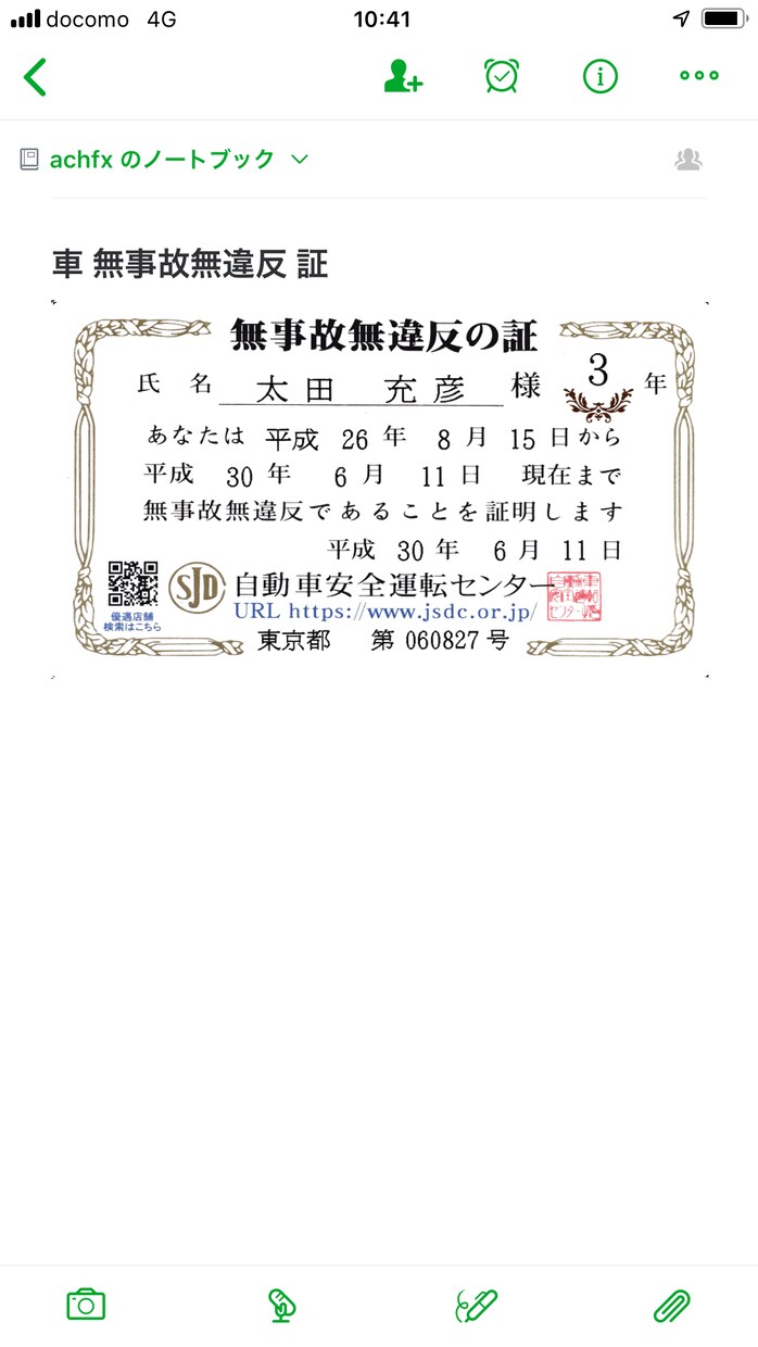 無事故無違反ドライブ術ます 無事故無違反歴4年のドライバーです。タクシー、トラック経験関 イメージ1