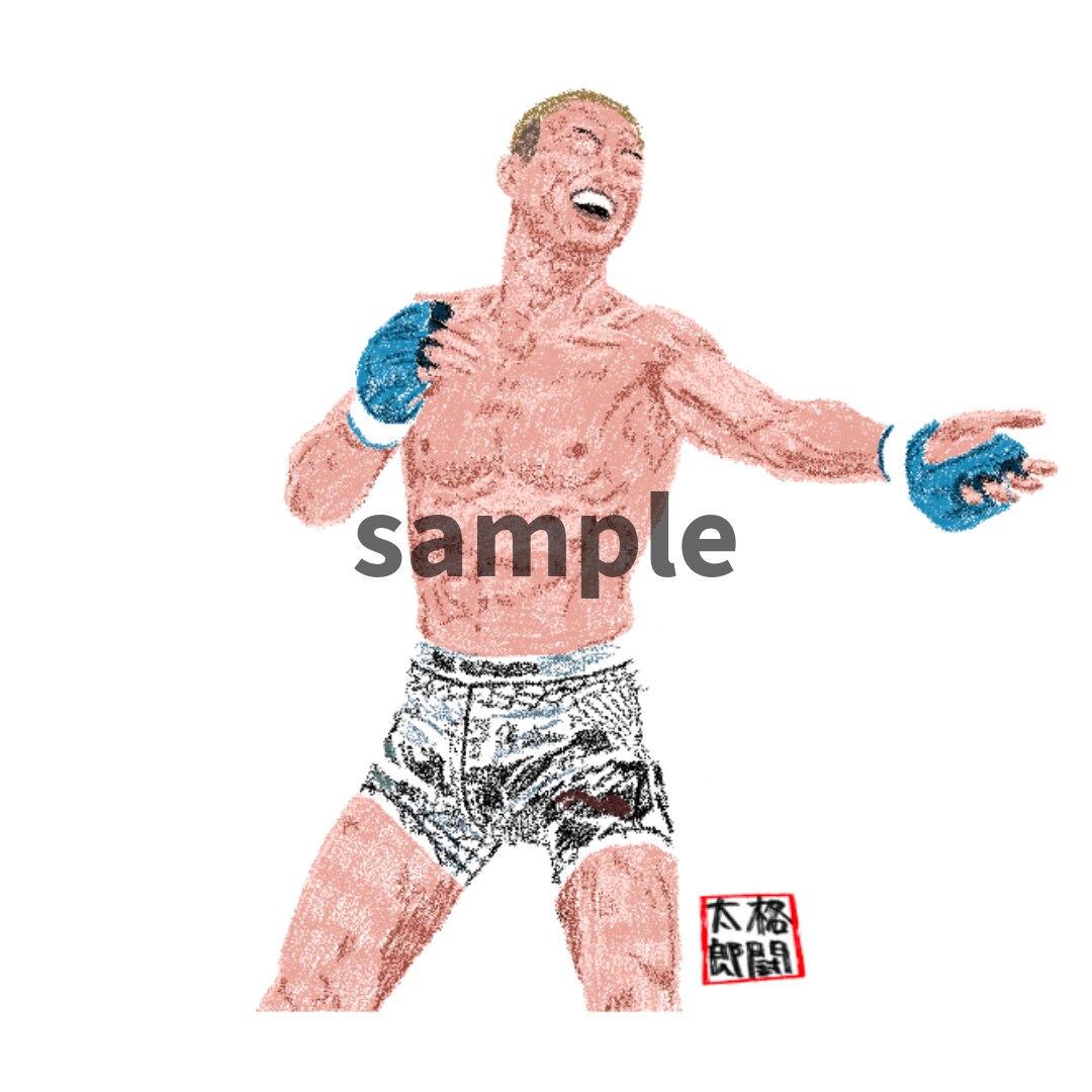 格闘太郎タッチで迫力あるイラストを描きます 写真から“格闘太郎風”にカッコよく再現！ イメージ2