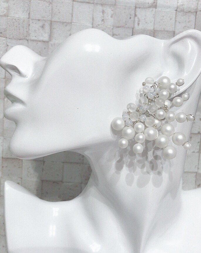 普段使いにもパーティにもおススメでございます 世界で1つだけのハンドメイドアクセサリー◎ イメージ1