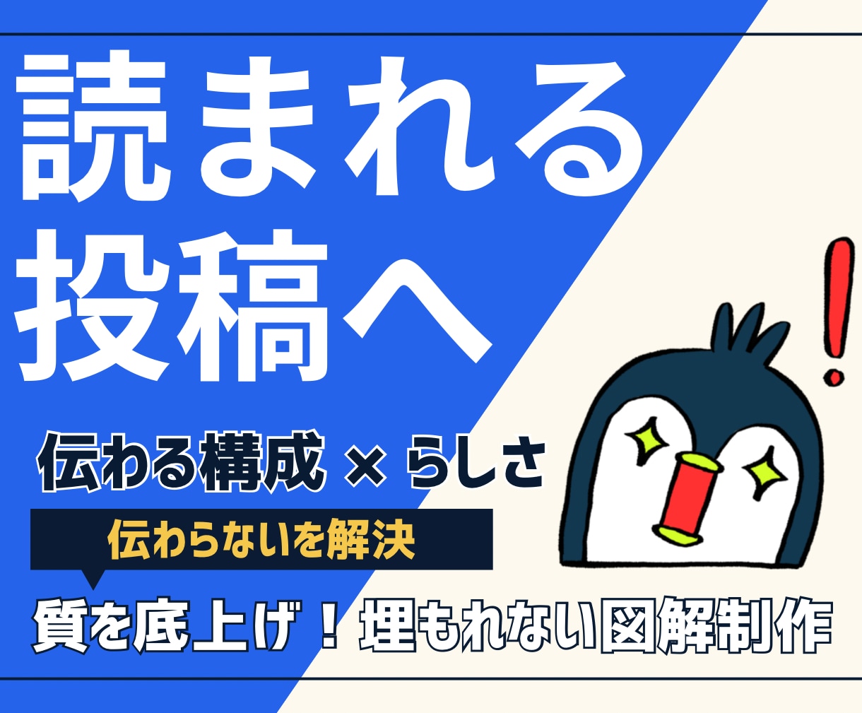 あなたらしさと意図が伝わる図解にします note・ブログ・X・インスタ・スライド・LP画像も対応 イメージ1