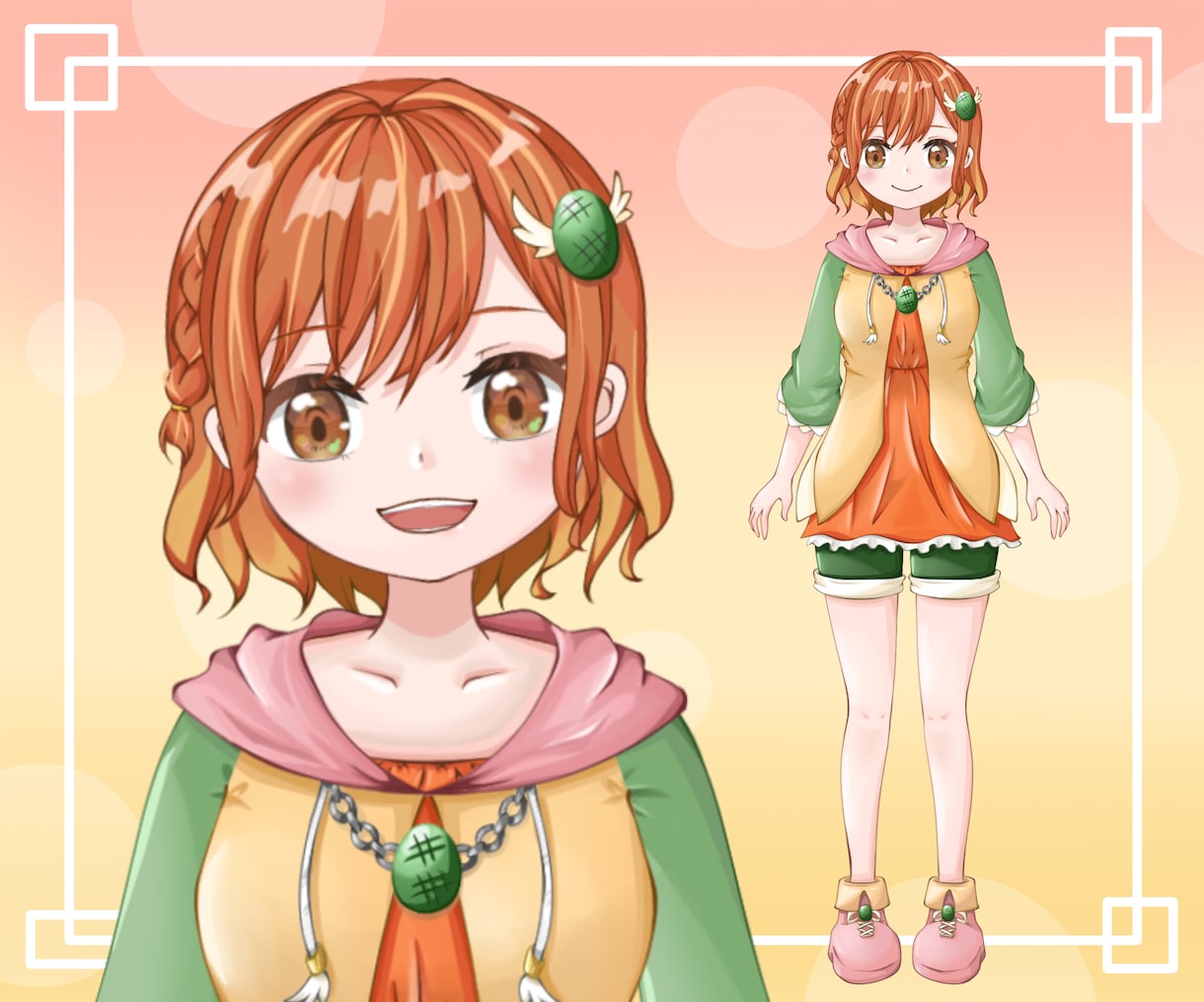 キャラデザ～Live2Dモデリングまで作成します 現役Vtuberが全作業行います♪ イメージ3