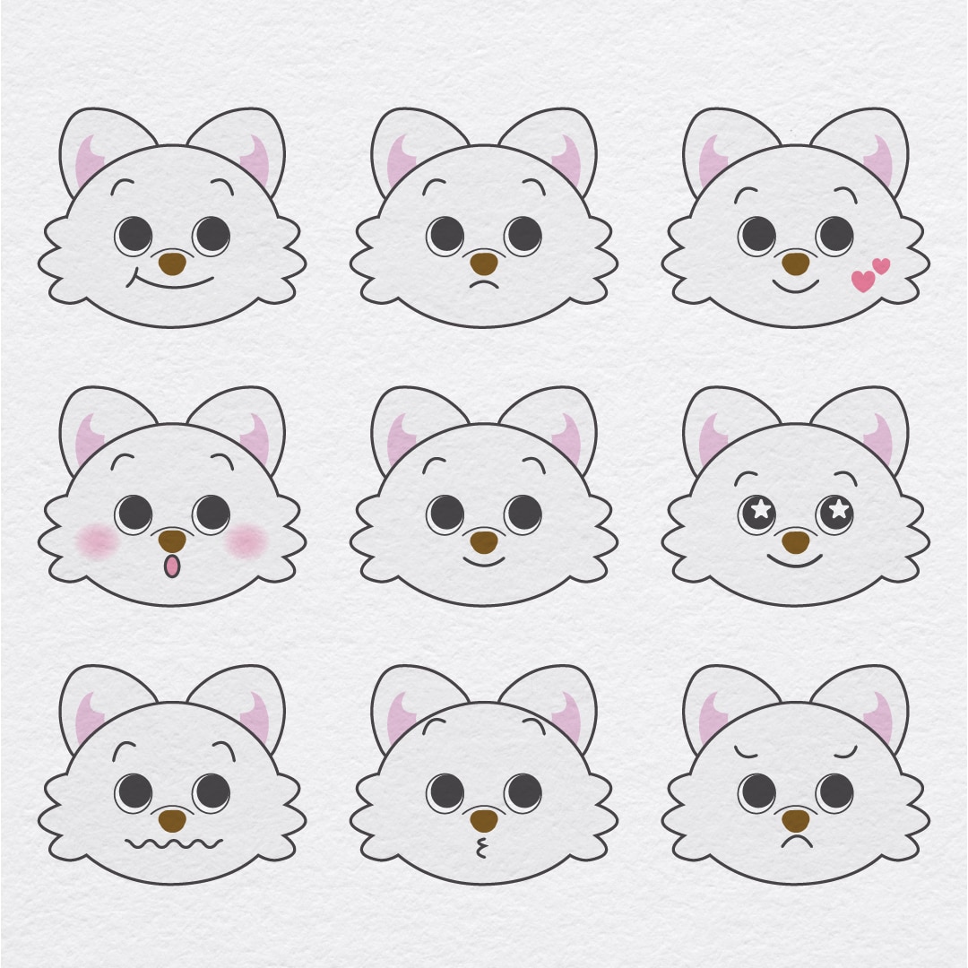 うちの子にまみれたい方！ペットイラスト作成します いろんな表情をしたペットちゃんのイラストをお作りします！ イメージ4