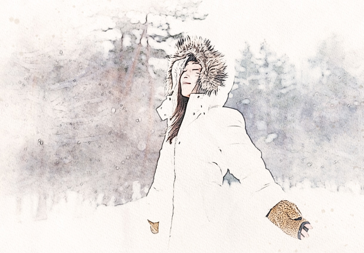 写真をもとに水彩画風イラストを制作します お持ちの写真を、「水彩画風イラスト」にしてみませんか！ イメージ9