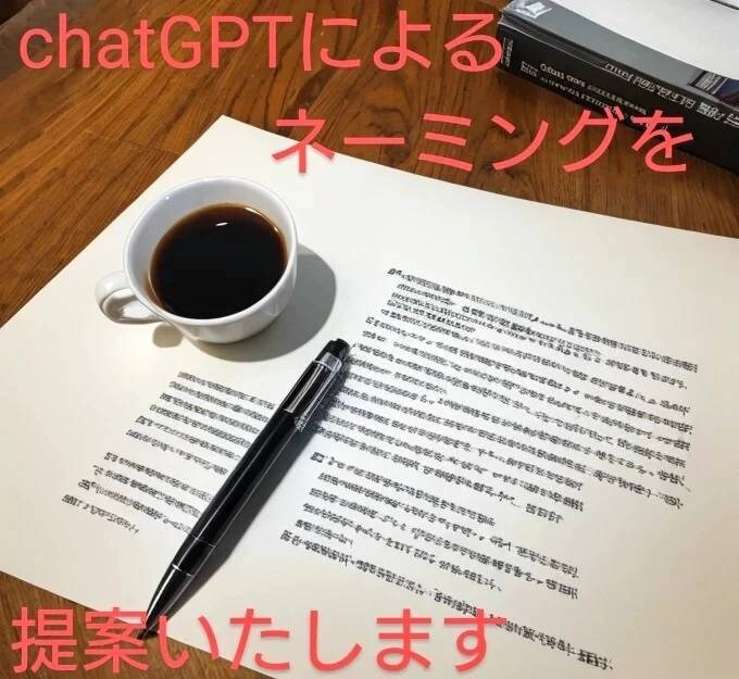 chatGPTによるネーミングを20こ提案します 考え方が分からない、行き詰まってしまった時等の参考に イメージ1