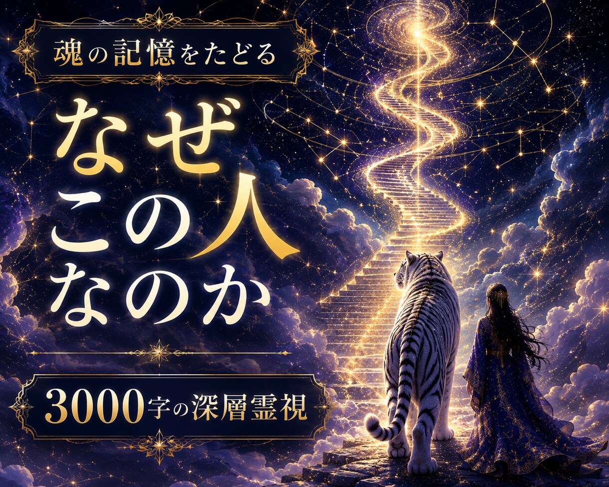 魂の縁と前世からの繋がりを深く霊視します なぜこの人なのか。ご縁の始まりから紐解きます イメージ1
