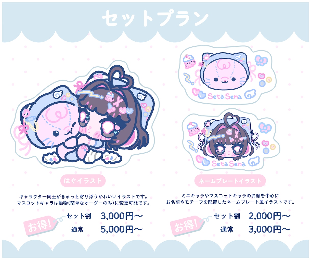ポップでかわいいミニキャラ制作します 商用利用OK◎アイコン・配信・グッズにも対応可能！ イメージ4