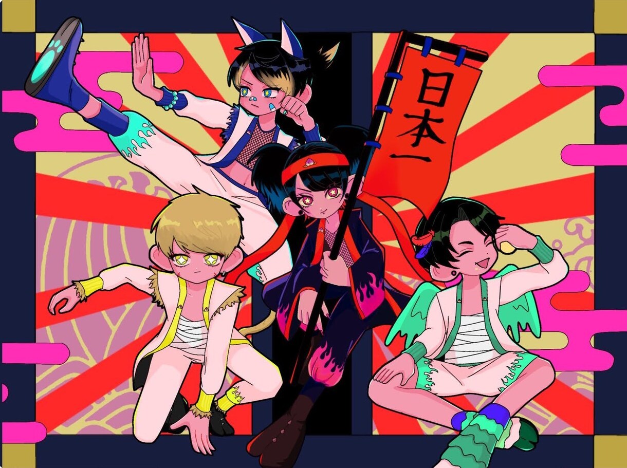 カートゥーン風ポップイラスト制作いたします ✨️期間限定モニター価格✨️かわいいイラストをお手頃価格で★ イメージ3