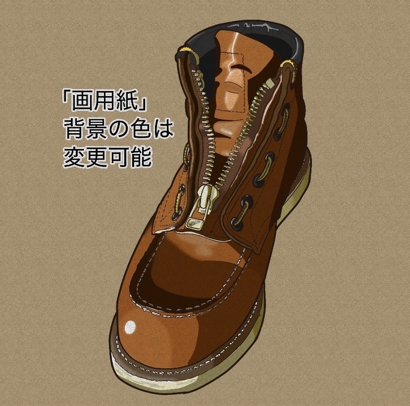 革靴 線画イラストにします こだわりのシワや光沢も再現！大切な革靴をイラストに イメージ6