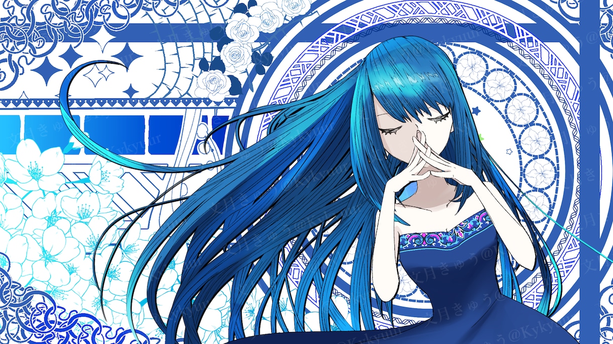 歌ってみた・オリジナル曲等のMVイラスト描きます 素敵な動画になりますよう、頑張ります！ イメージ4