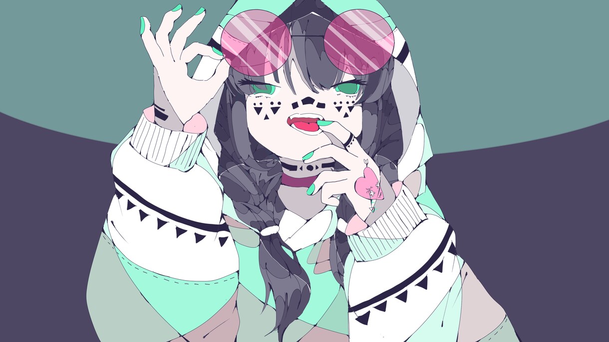 MV用1枚絵イラスト制作します ・ボカロPなど音楽活動においてMV用の1枚絵が必要な方へ イメージ9