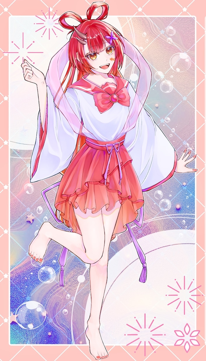 アイコンや配信に◎きゅるんと可愛いイラスト描きます 動画サムネ・アイコン・立ち絵に！かわいい目を惹くイラストです イメージ8