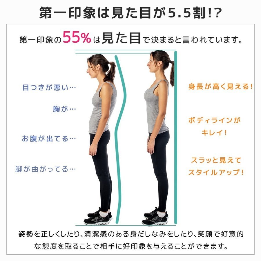 正しい姿勢で痩せやすい身体を作ります あなた姿勢を変えるだけでスッキリ！ イメージ2