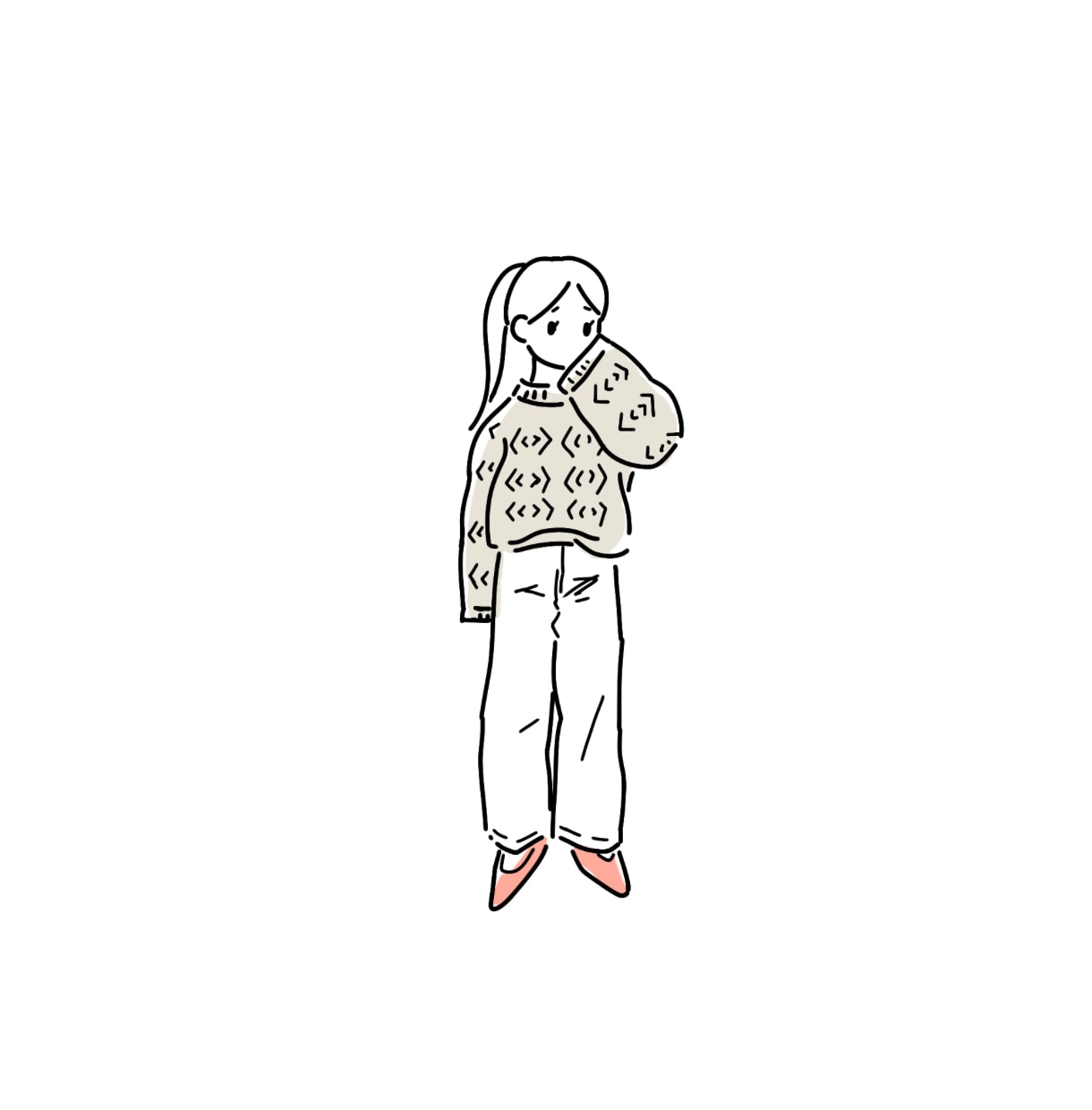 シンプルおしゃれな線画イラスト作成します snsアイコン等に。動物もご一緒に。商用可能。ゆるいイラスト イメージ5