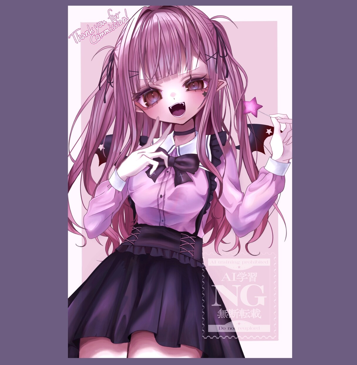 最短7日！ダークめな可愛いイラスト制作致します サムネイル、アイコン、グッズなどに！ イメージ6