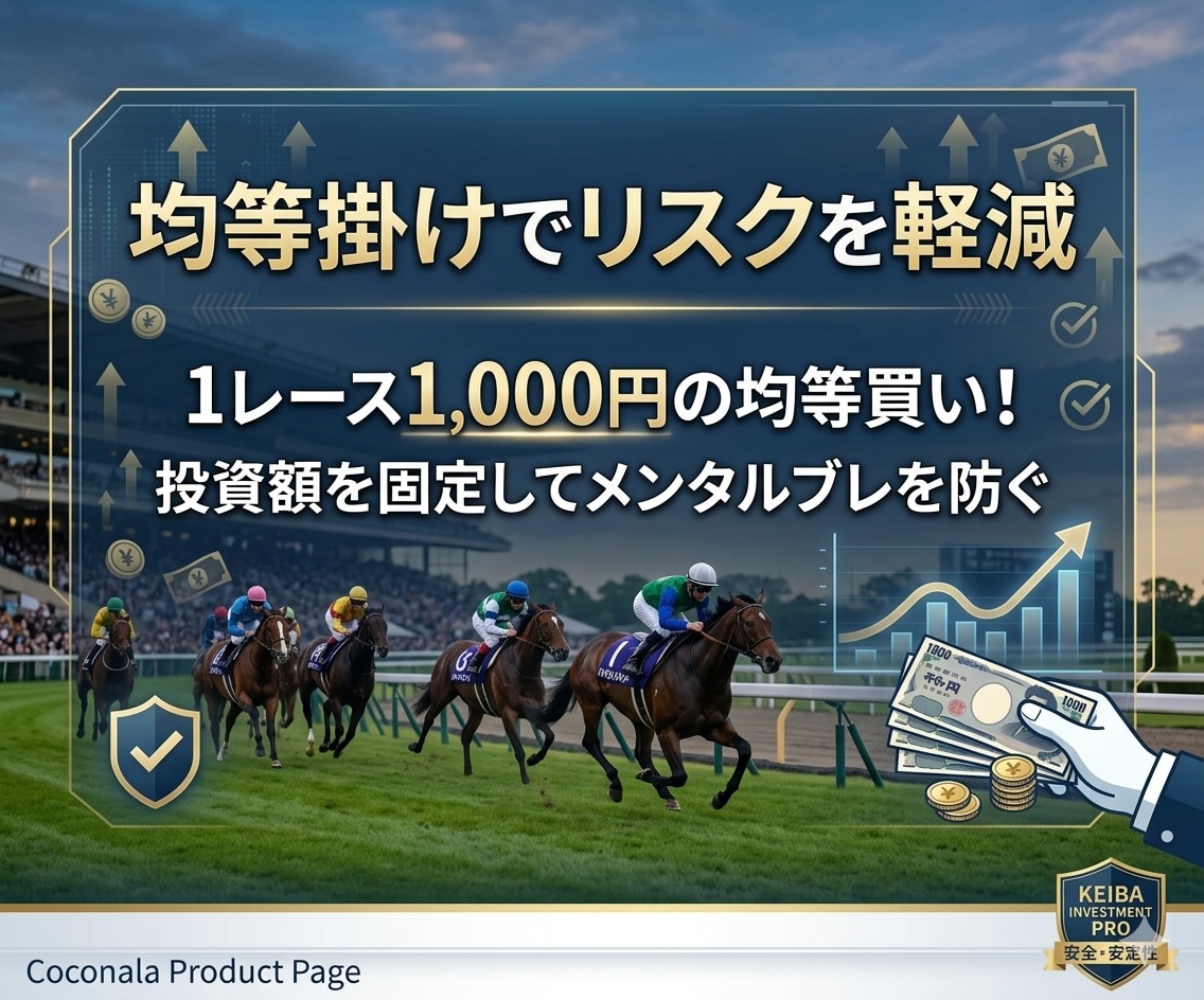 直前の迷いを排除する「馬連ボックス選定術」教えます 回収率と的中率の黄金比！完全無裁量の馬連均等掛けノウハウ イメージ5