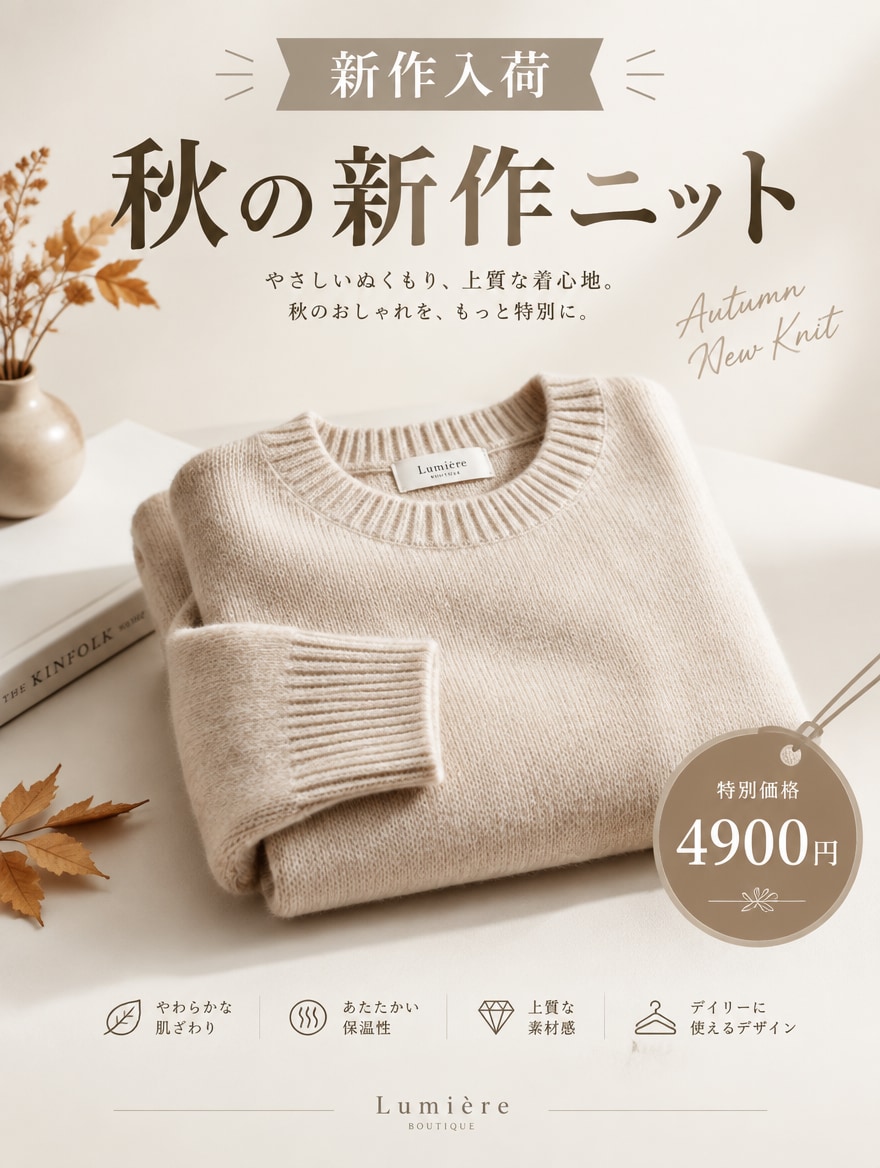 商品ポップ、販促デザイン、SNS画像制作します 商品写真1枚で、売れるPOPに早変わり イメージ1