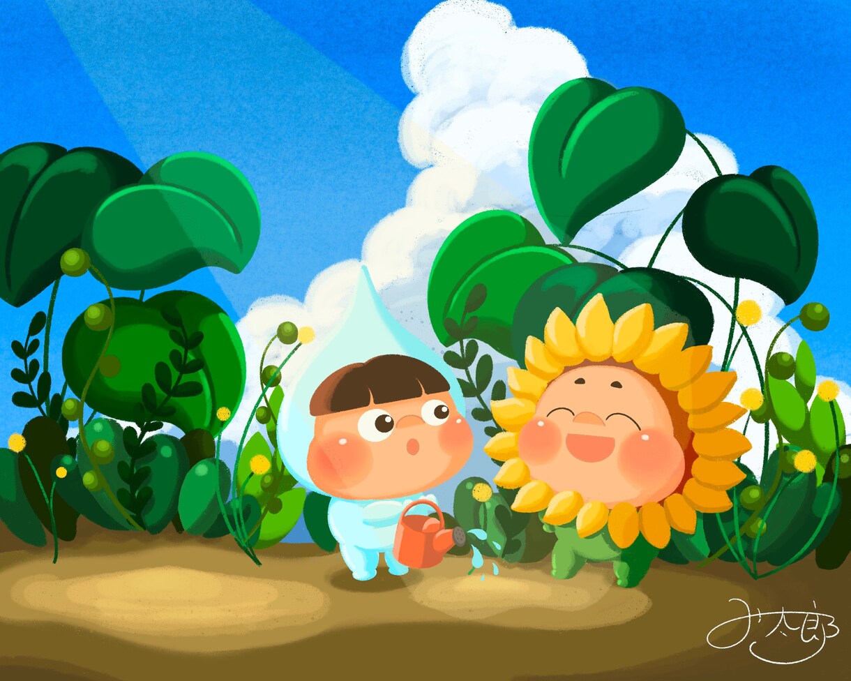 可愛い着ぐるみを着せたイラストを描きます お子さんに着ぐるみを着せたイラストを一緒に作成しませんか？ イメージ3
