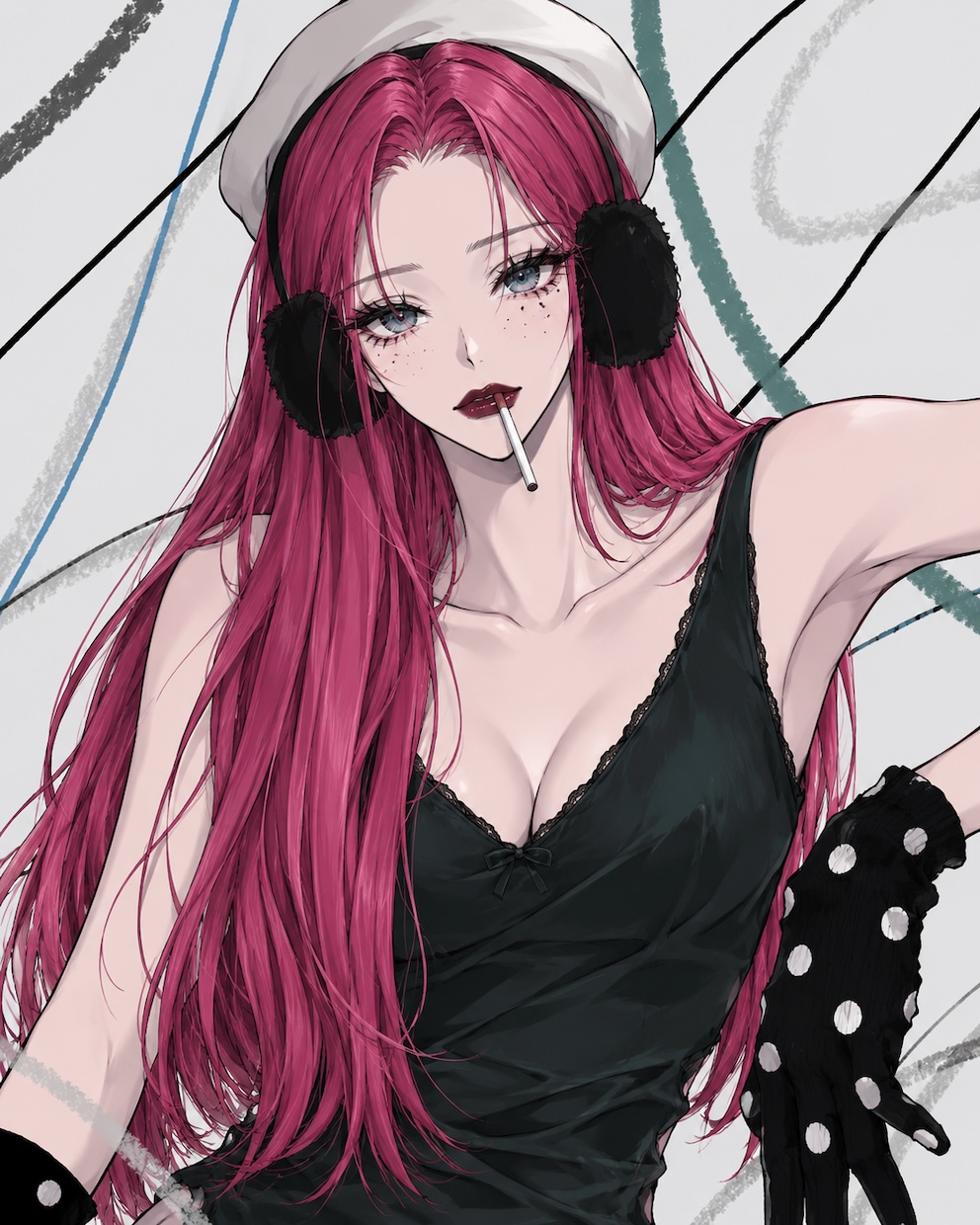 お洒落なイラスト描きます アーティストが描く1点ものvtuberイラスト イメージ3