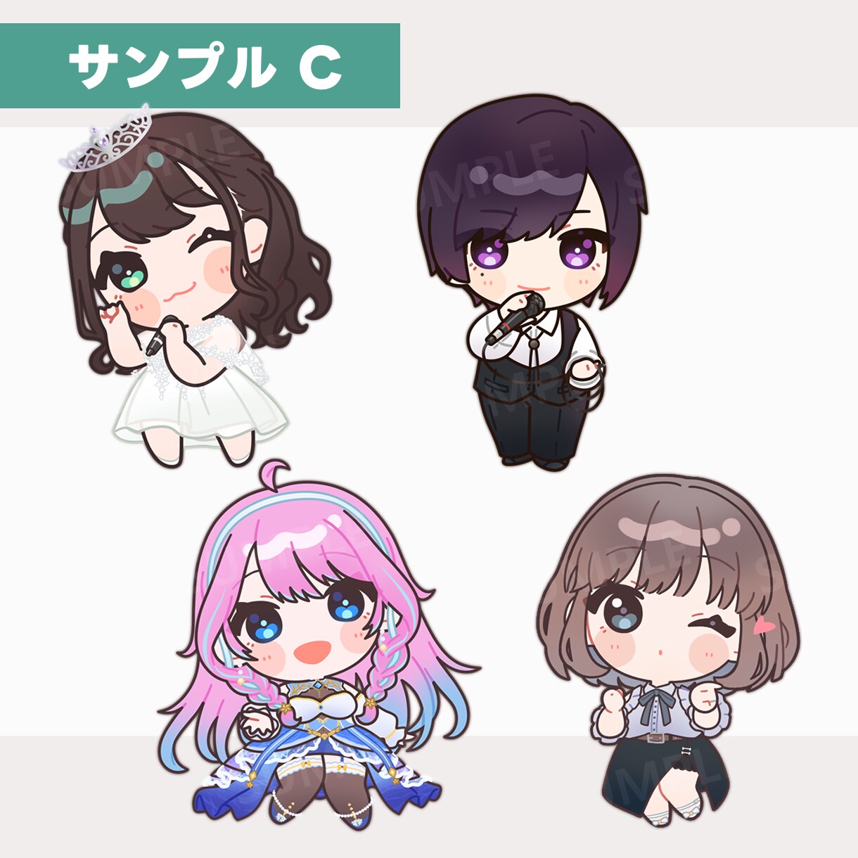 商用OK◎可愛いデフォルメイラストお描きします SNSアイコン、グッズ、動画素材などに♪ イメージ7