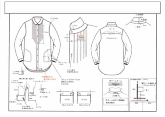アパレルの縫製仕様書(カット、ニット)を作成します 現役ファッションデザイナーです イメージ4