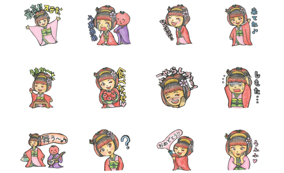 アナログイラストのLINEスタンプつくります 手描きならではの質感がポイントです イメージ7