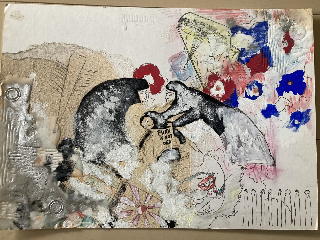 抽象的なイメージ現代アート風に描きます 現代アート風に抽象的なイメージをもらえれば描きます イメージ2