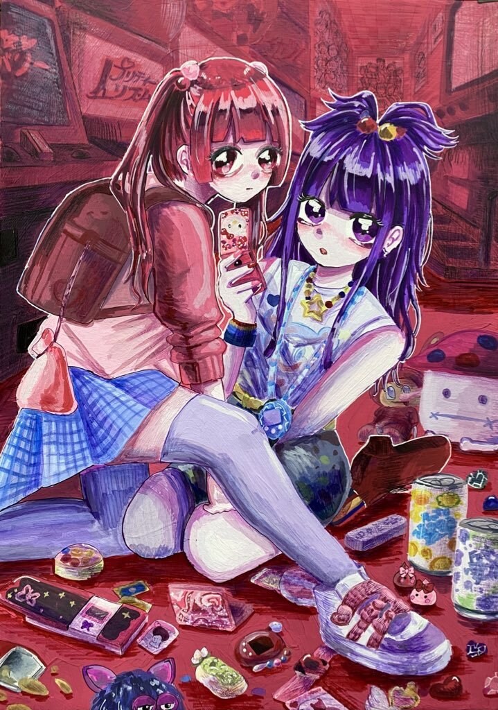 現役美大生があなただけの1枚絵を作成します 動画のサムネイルやMV等に使えるイラストを制作します。 イメージ1