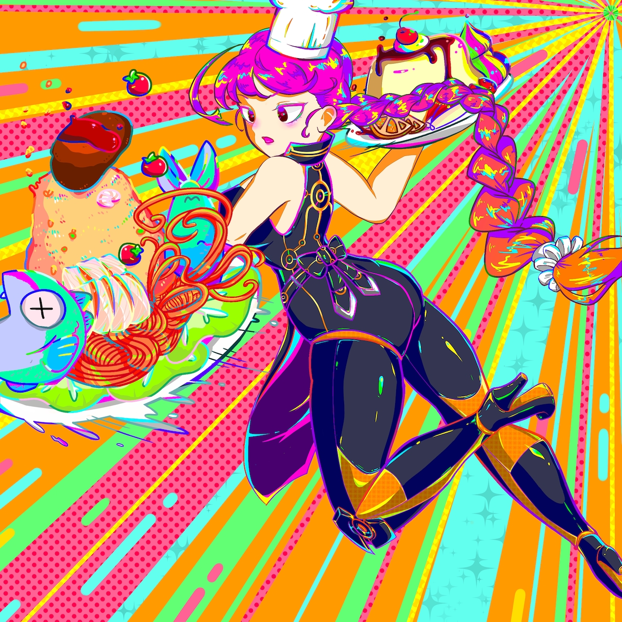 ビビットな色彩のかわいいイラストを描きます 楽曲のジャケット作成経験アリ！ヘッダー等にも対応します！ イメージ4