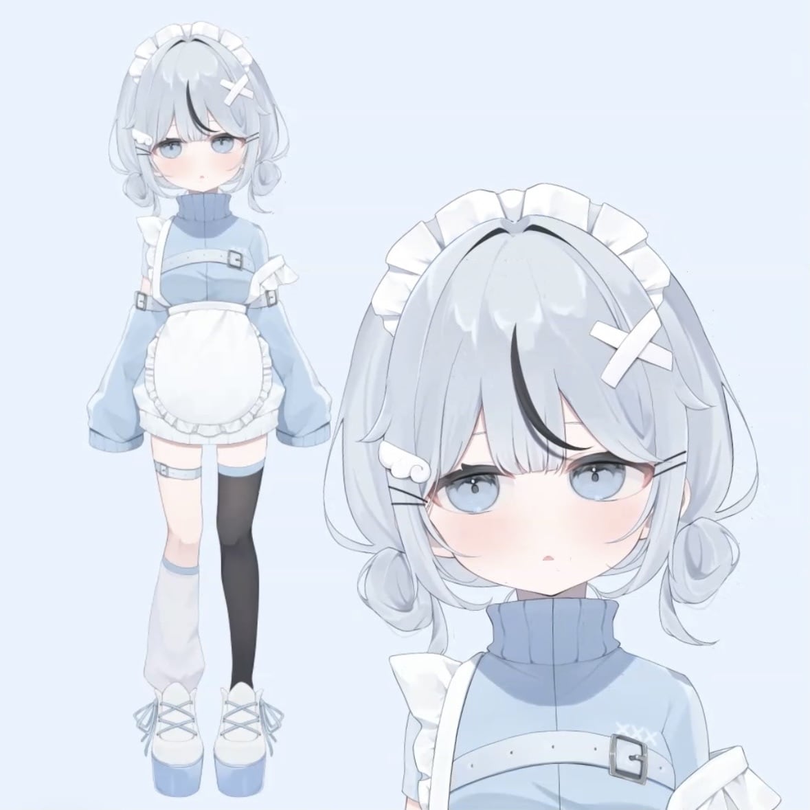 キャラデザ＋パーツ分け高品質で制作します 可愛い×儚い、印象に残るキャラクターを制作します イメージ4