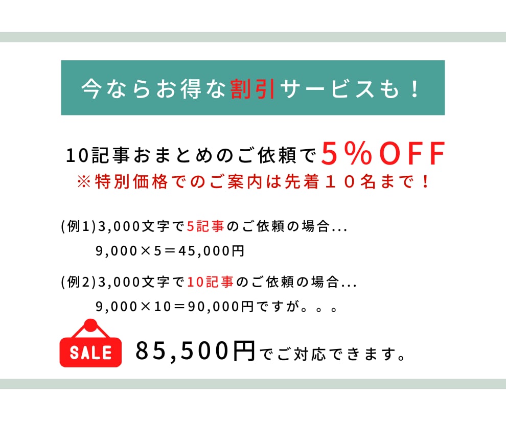 高品質のSEO記事を作成します １文字3円～/画像とワードプレス直接入稿も可能です！ イメージ8
