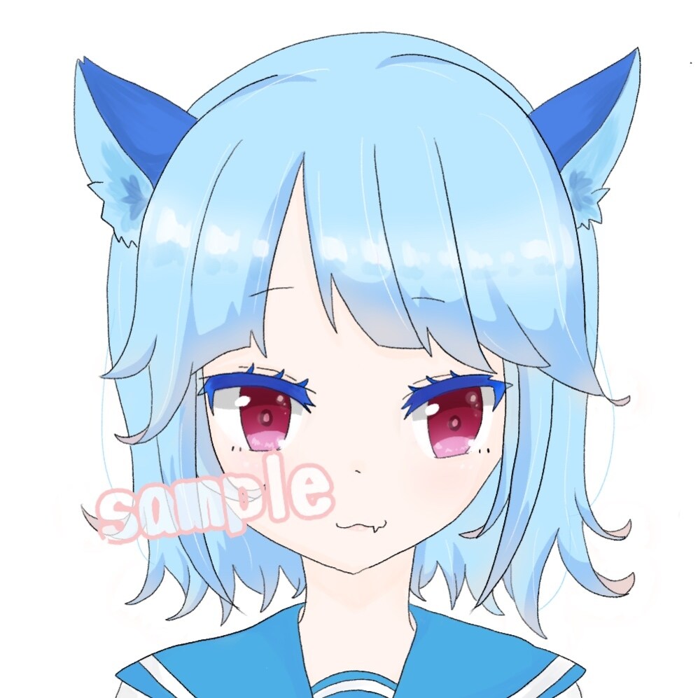 SNS用アイコン描きます (1週間以内に納品！)あなただけの可愛いアイコン描きます！ イメージ2
