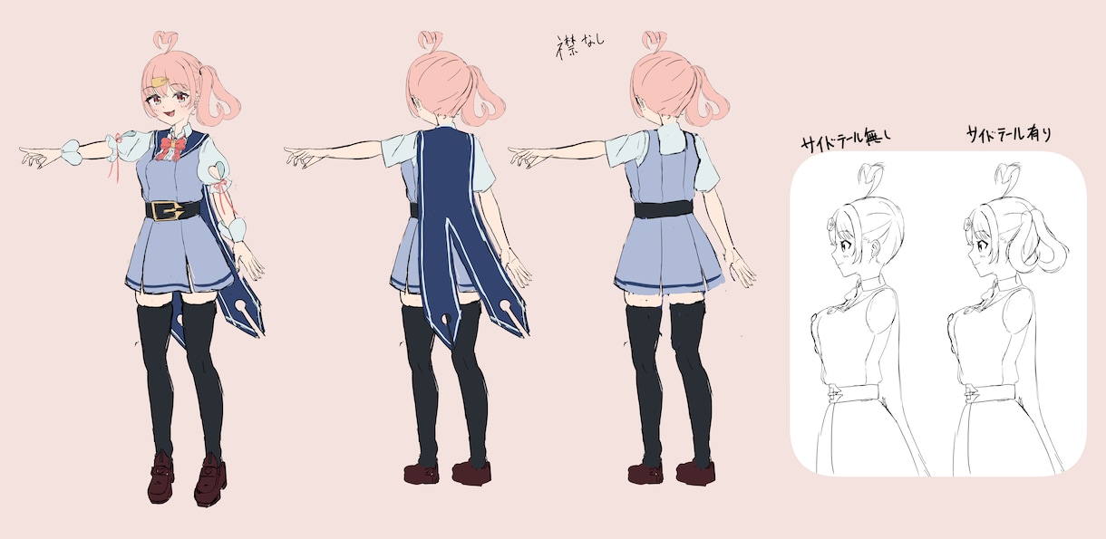 歌ってみた・MV・サムネ向けの一枚絵を制作します キャラクターの魅力が伝わる構図や雰囲気をご提案します。 イメージ2