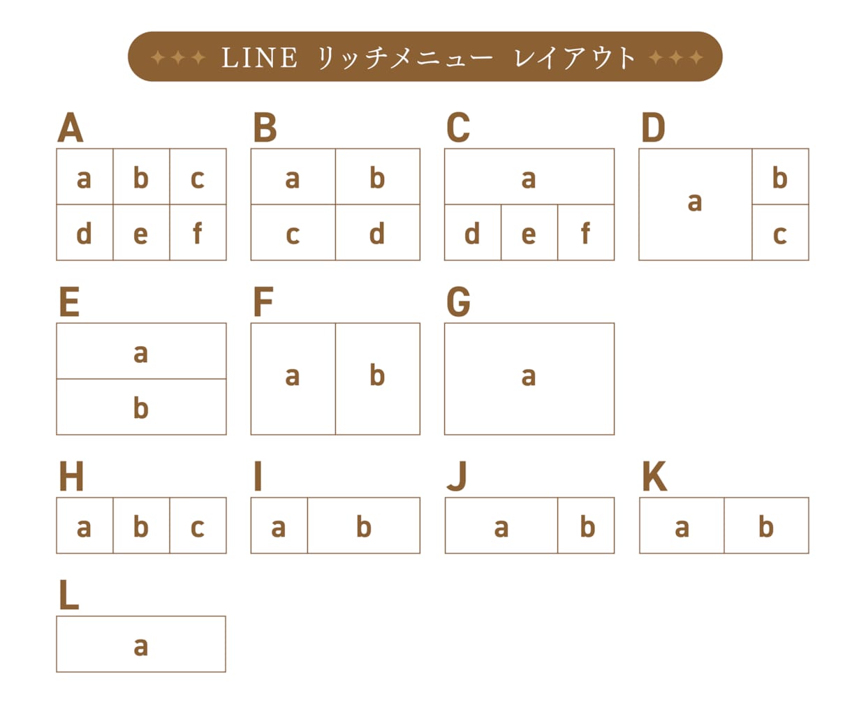 LINEリッチメニュー制作いたします 「ワンランク上の上品で繊細、シンプルな世界観」をお届けします イメージ4