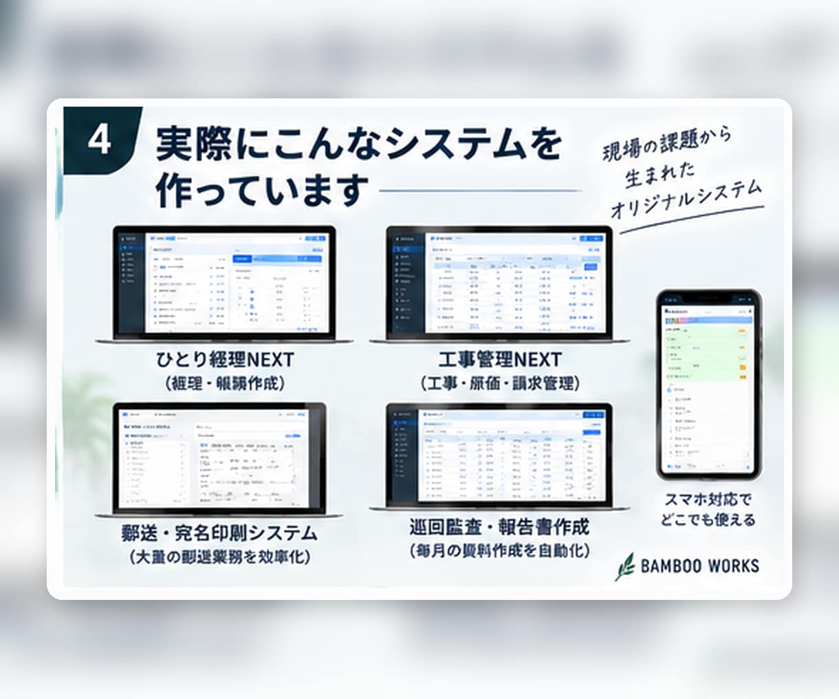 あなたの業務をAI化・自動化できるか電話相談します 毎日の「面倒」を聞いて、専用システム化の方法を一緒に考えます イメージ4
