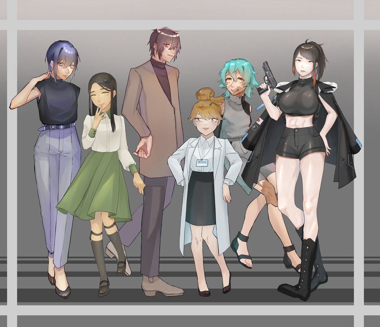 TRPG用立ち絵お描きします むちっと感、もちっと感、素材感。どんな感じの絵も描きます！ イメージ4