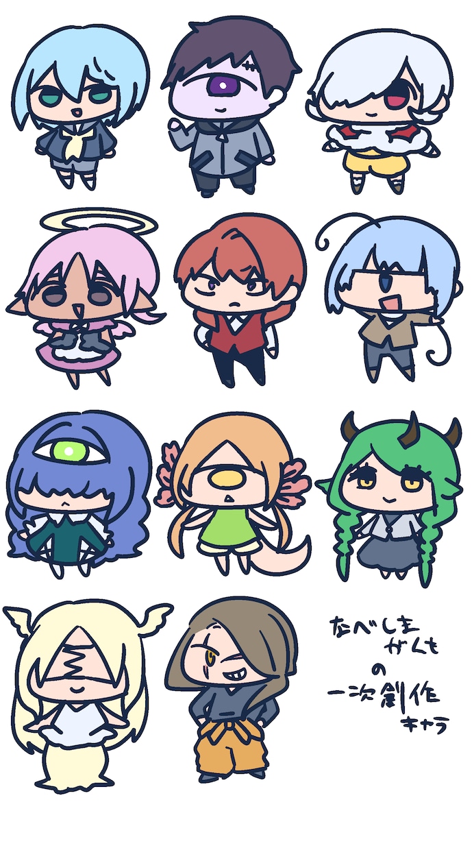 ゆるっと元気なキャラ描きます 明るい色合いのたのしそうな二頭身デフォルメです イメージ3