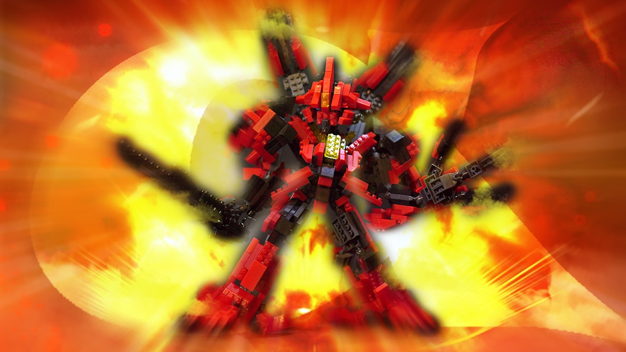シンノスケが画像をエフェクトたっぷりにデコります ガンプラ・レゴ・プチブロックなど趣味の一枚を画像加工！ イメージ3