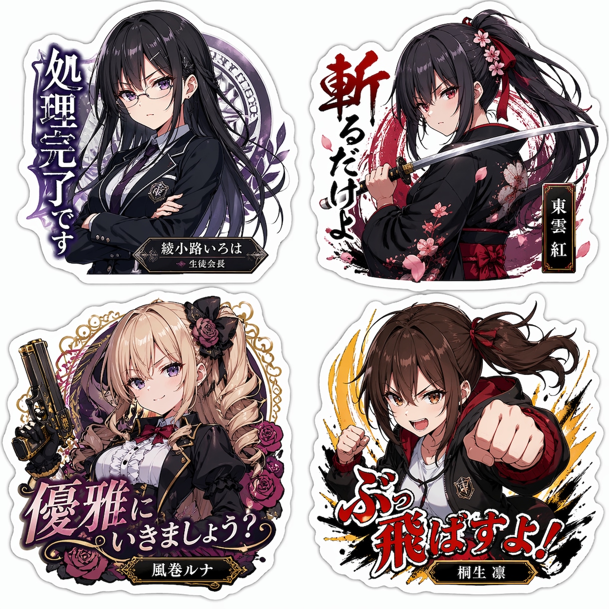 オリジナルのアニメキャラやロゴを作成致します あなただけの理想にあったロゴやデザインアニメキャラを作成 イメージ1