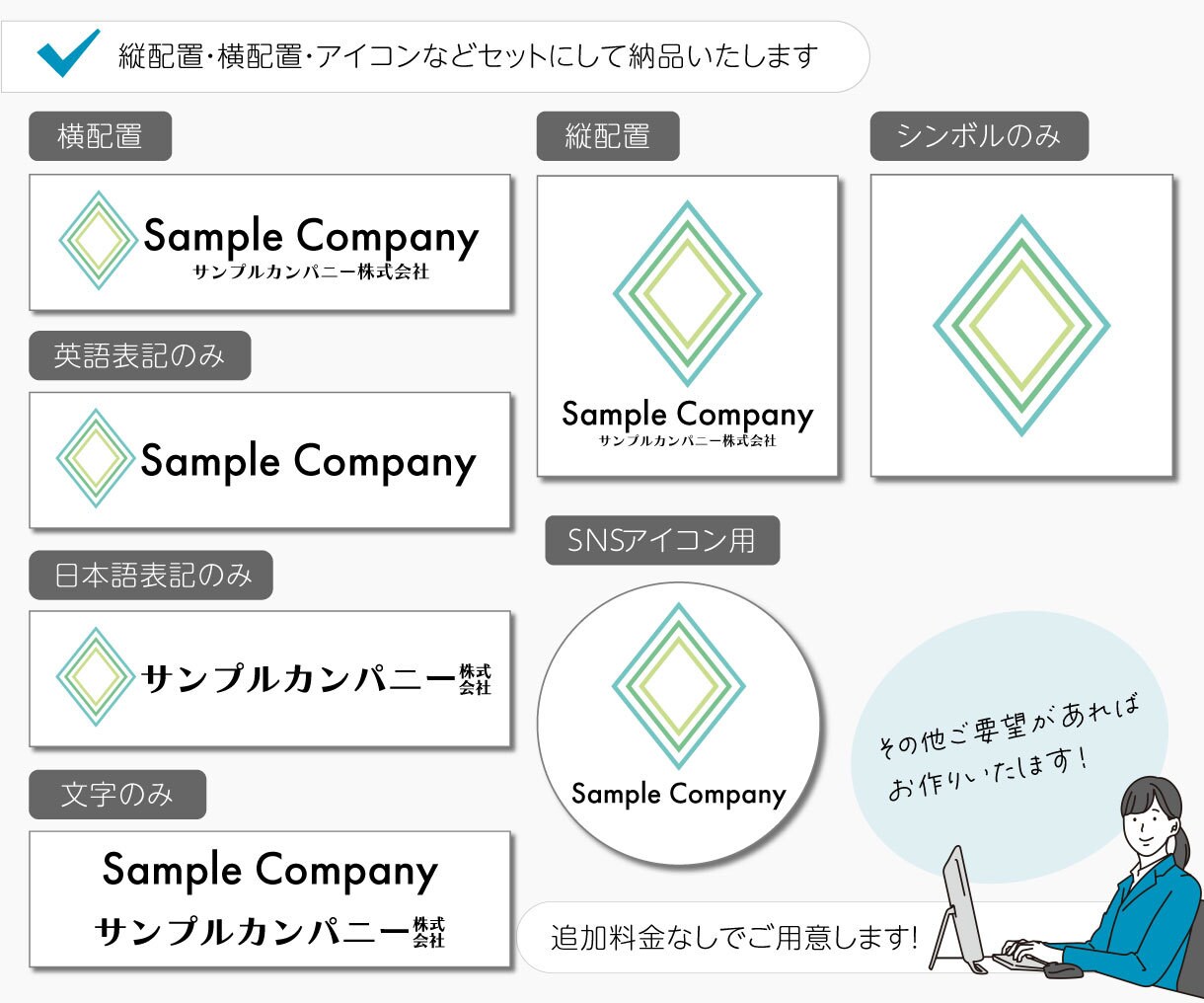 デザイン会社が【印象に残るロゴ】を制作いたします 3案ご提案・何度でも修正OK・著作権譲渡・Aiファイルも納品 イメージ8