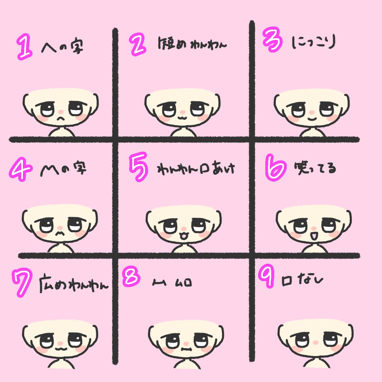 Twitterやsnsで使えるイラスト描きます デフルォメぽいキャラクターを描きます！ イメージ1