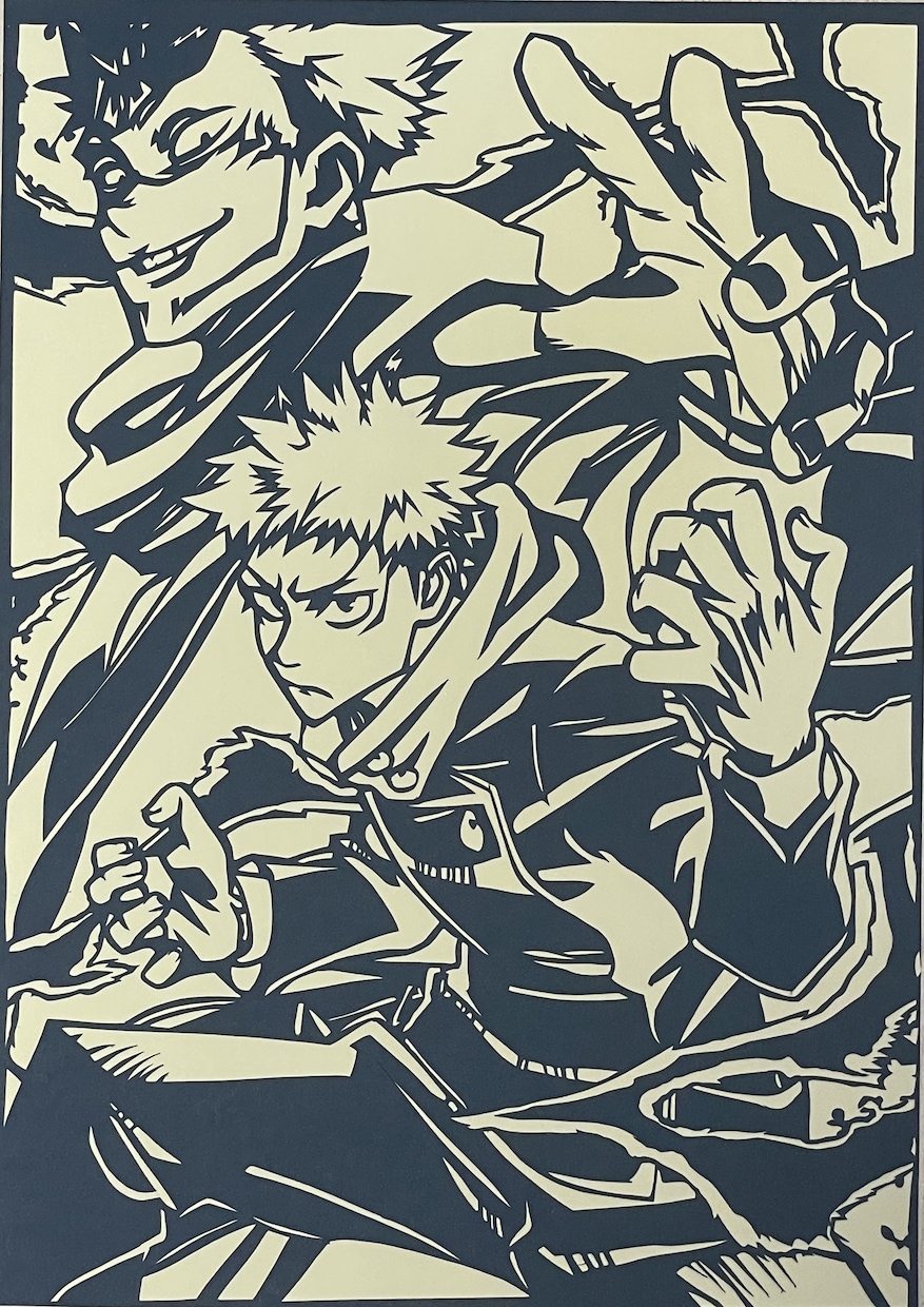 イラストを切り絵にします カラー、モノクロどちらも制作できます イメージ2