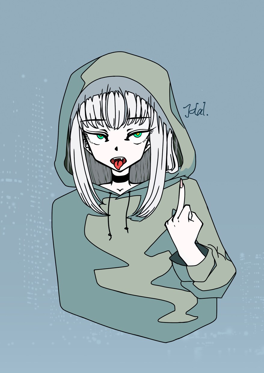 SNS使用可のアイコン描きます パッと目につくアイコンを描きます。 イメージ1