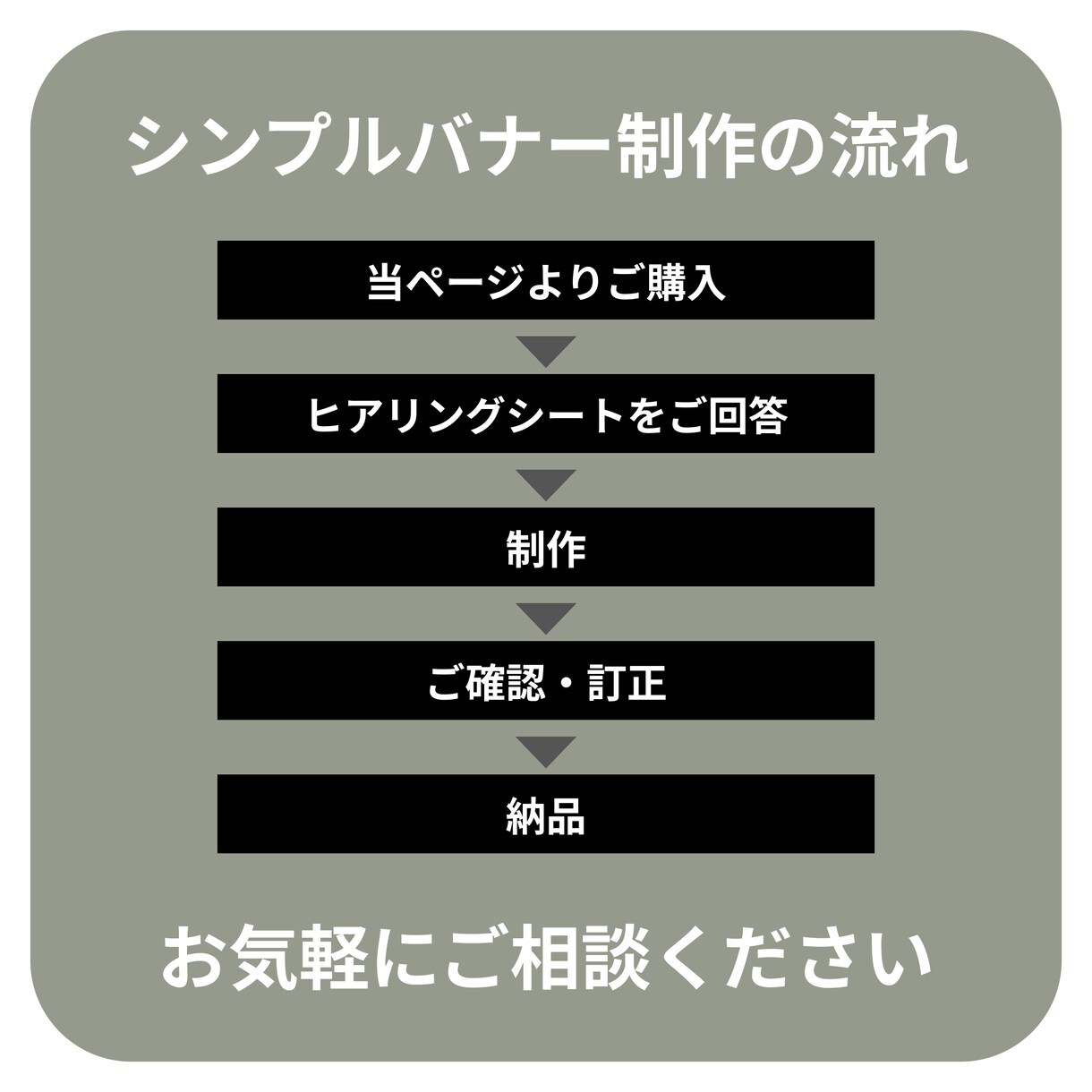 オシャレでシンプルなバナー作成します 飲食や美容など様々な業種OKです！ イメージ3