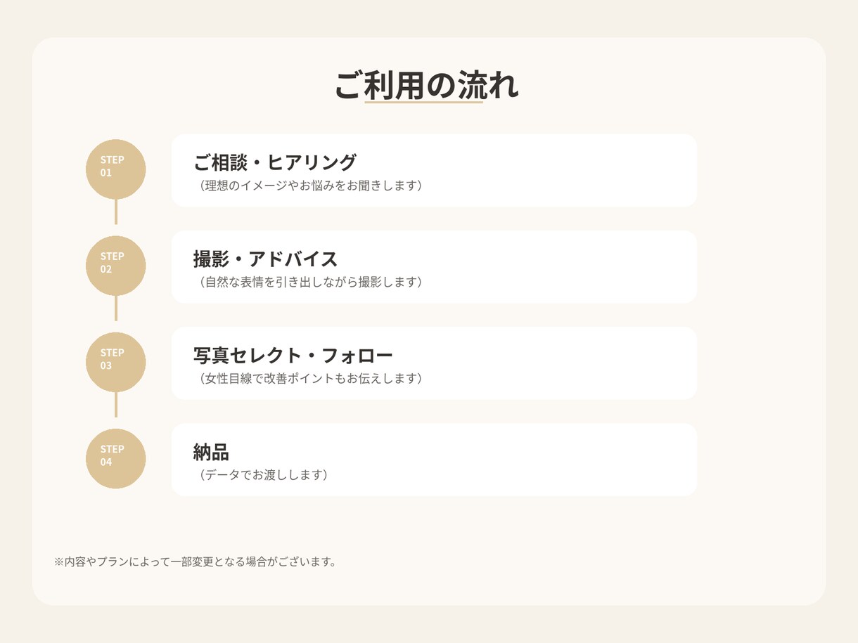 マチアプでモテる写真＋トータル改善サポートします 女性カメラマンがあなたの素敵な瞬間を切り取ります イメージ3